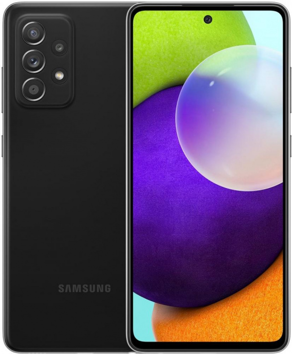 Смартфон Samsung Galaxy A52 8/256GB RU , черный