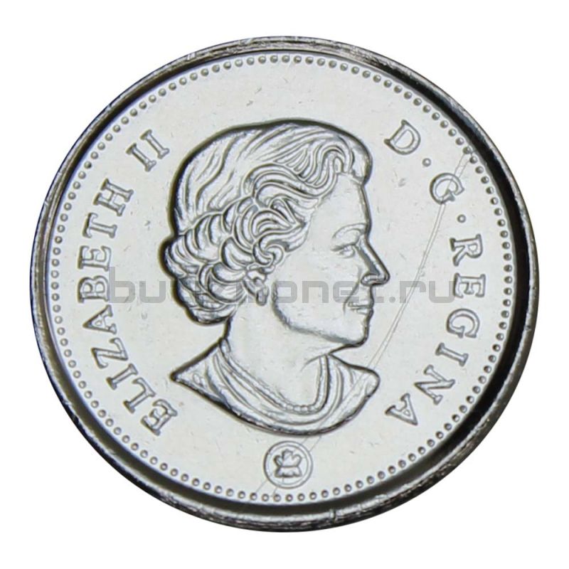 Набор 3 монеты 10 центов 2021 Канада 100 лет шхуне "Bluenose"