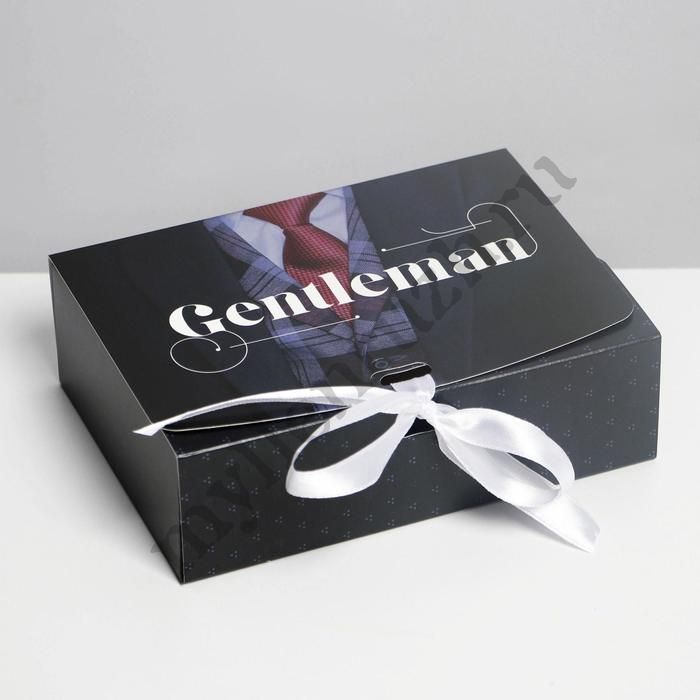 Коробка  «Джентельмен», 16.5 × 12.5 × 5 см