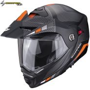 Шлем Scorpion ADX-2 Camino,  Черный матовый с оранжевым
