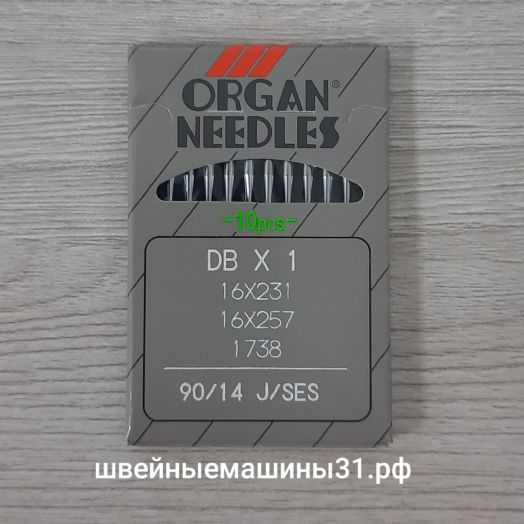 Иглы Organ DB х 1 J / SES  № 90, для трикотажа 10 шт. цена 230 руб.