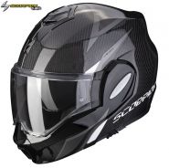Шлем Scorpion EXO-Tech Carbon Top, Черно-белый