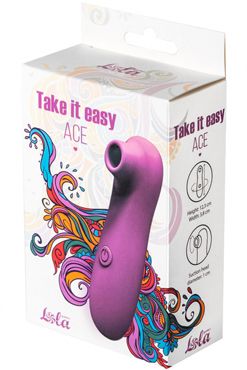 Вакуумный стимулятор клитора Lola Take it easy Ace фиолетовый
