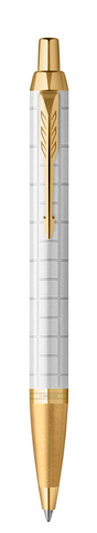 Parker IM Premium - Pearl GT, шариковая ручка, M