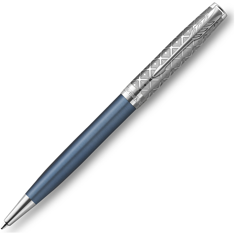 Parker Sonnet Premium - Metal Blue CT, шариковая ручка, M