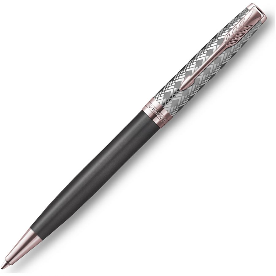 Parker Sonnet Premium - Metal Grey PGT, шариковая ручка, M