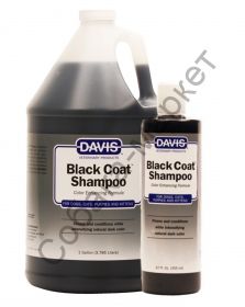 Шампунь для черной шерсти Black Coat Shampoo для всех оттенков черной шерсти Davis США