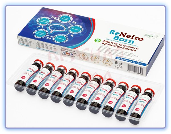 Биоактивный фитокомплекс ReNeiroBorn – Защита мозгового кровообращения Эльзам