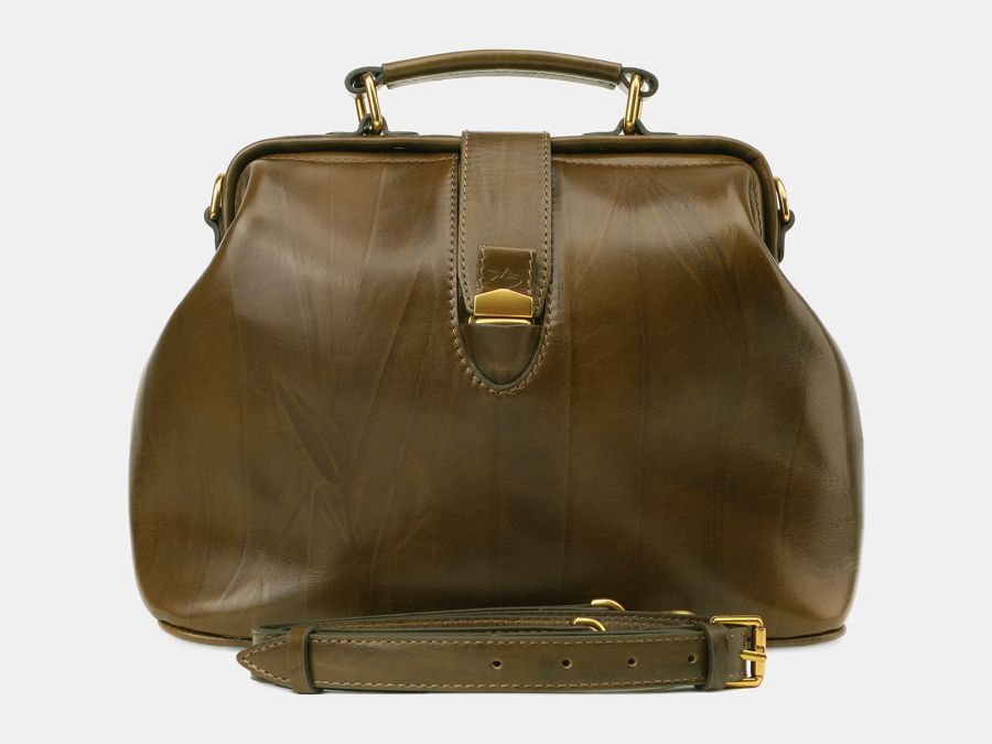 Женская кожаная сумка Alexander-TS "W0023 Olive"
