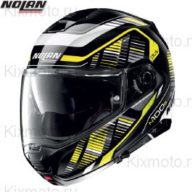 Шлем Nolan N100.5 Plus Starboard, Черно-желтый