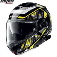 Шлем Nolan N100.5 Plus Starboard, Черно-желтый