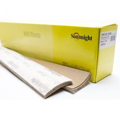 Полоса SunMight абразивная желтая без п/о P80
