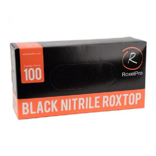 Перчатки RoxelPro ROXTOP нитриловые черные XL уп.100 шт.