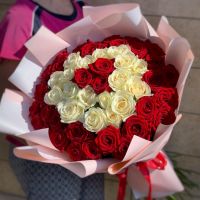 Букет роз  "Я тебя люблю" (от 35 роз)