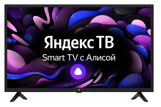 Телевизор Hi VHIX-24H152MSY LED (2020) на платформе Яндекс.ТВ, черный