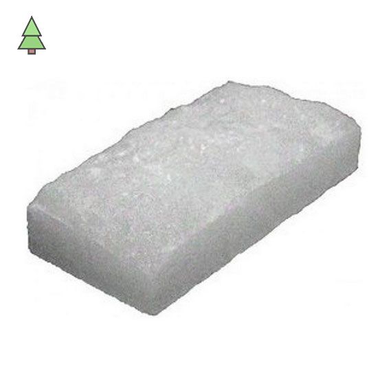 Плитка из гималайской соли белая 25*200*100 мм натуральная (Рустик)