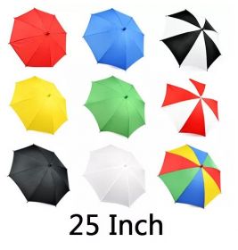 Профессиональный зонт 25" (купол 64.5 см) (цвет на выбор)