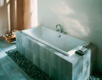 Прямоугольная акриловая ванна Jacob Delafon Evok E603 схема 1