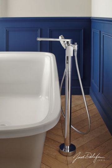 Напольный смеситель для ванны Jacob Delafon Composed E73087-CP с лейкой схема 2