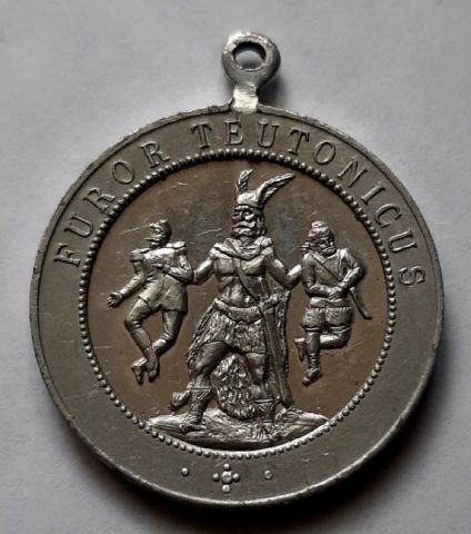 медаль 1914 Германия Победа над Россией и Францией RARE