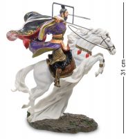 Статуэтка «Китайский воин на коне» 27x19.5 см, h=31.5 см (WS-759)