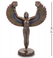 Подсвечник «Исида - богиня материнства и плодородия» 23x9.5 см, h=31 см (WS-491/1)