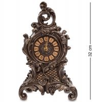 Часы в стиле рококо 19x10.5 см, h=32 см (WS-616)