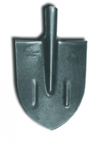 Лопата копальная, остроконечная, рессорная сталь, (шт.) 69-0-014