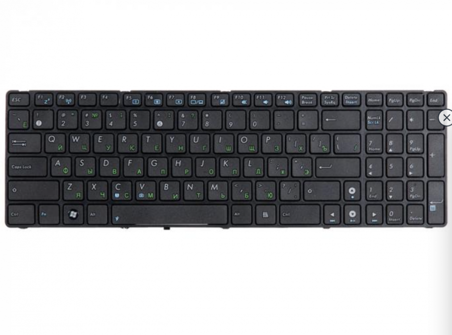 Клавиатура для ноутбука Asus K52/K52F/K52DE/... (black)