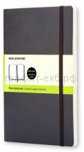 Книжка зап.Moleskine Large Soft Classic нелинованная черная QP618VF