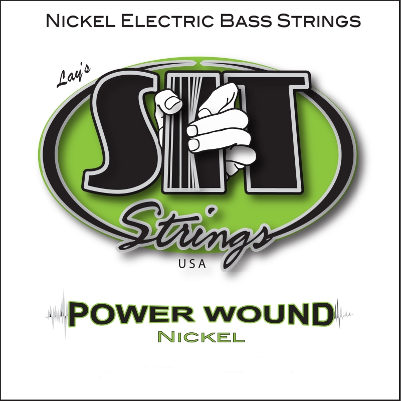Струны для бас-гитары SIT NR40100L, Powerwound Nickel Custom Light, 40-100