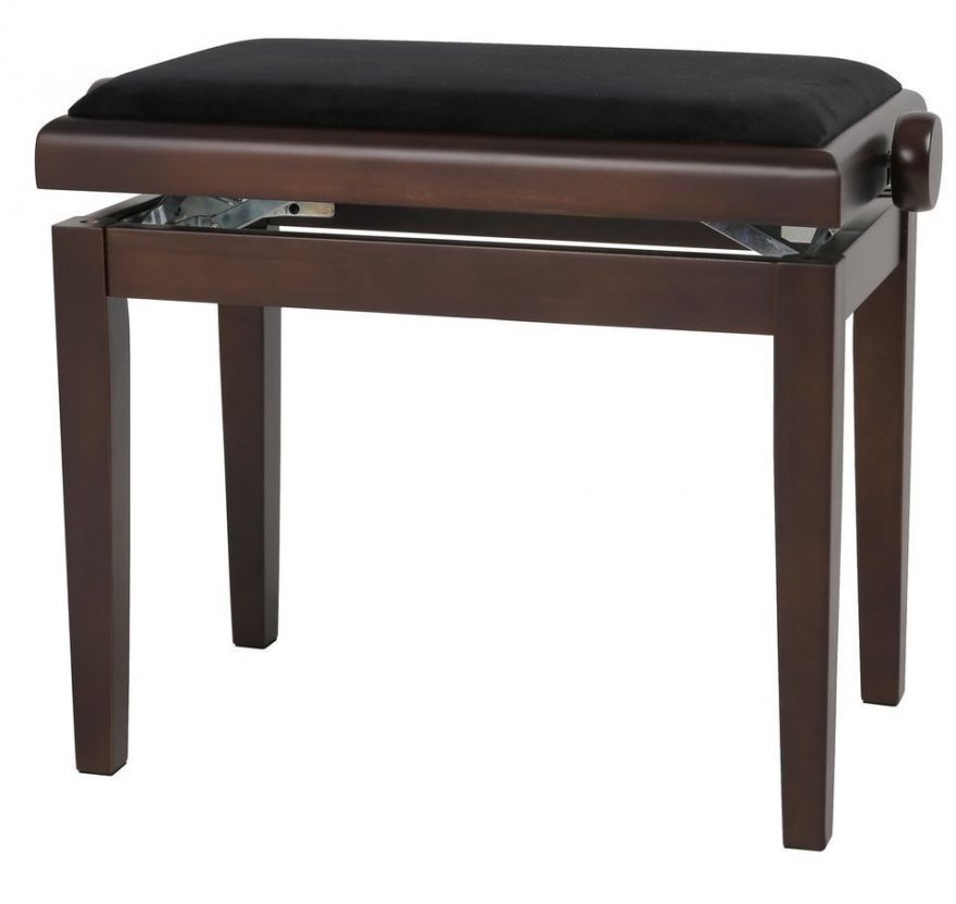 Банкетка GEWA Piano bench Deluxe walnut dark mat