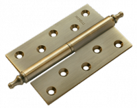 Петля MORELLI латунная разъёмная с короной MB 120X80X3.5 AB L C Цвет - Античная бронза