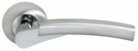 Дверные ручки Morelli "HALL" MH-19 SC/CP Цвет - Матовый хром/полированный хром