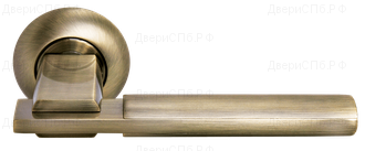 Дверные ручки Morelli "УПОЕНИЕ" MH-13 MAB/AB Цвет - Матовая античная бронза/античная бронза