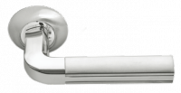 Дверные ручки Morelli "МОЗАИКА" MH-11 SN/CP Цвет - Белый никель/полированный хром
