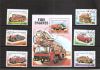 Пожарные машины Сомали 1999 Серия почтовых марок и блок. Гашенные