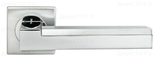Дверные ручки Morelli Luxury NC-1-S CSA/CRO (ISLAND/ОСТРОВ) Цвет - Матовый хром/хром