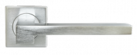 Дверные ручки Morelli Luxury NC-2-S CSA (STONE/КАМЕНЬ) Цвет - Матовый хром