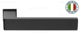 Дверные ручки Morelli Luxury HORIZONT-SM NERO Цвет - Черный