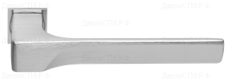 Дверные ручки Morelli Luxury FIORD-SM CSA Цвет - Матовый хром