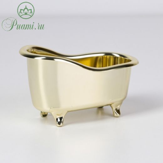 Ванночка декоративная  Gold, 12 х 6 х 7 см
