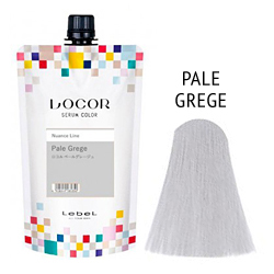 Lebel Locor Serum Color Nuance Line Pale Grege - Оттеночный краситель-уход Бледно-серый 300гр