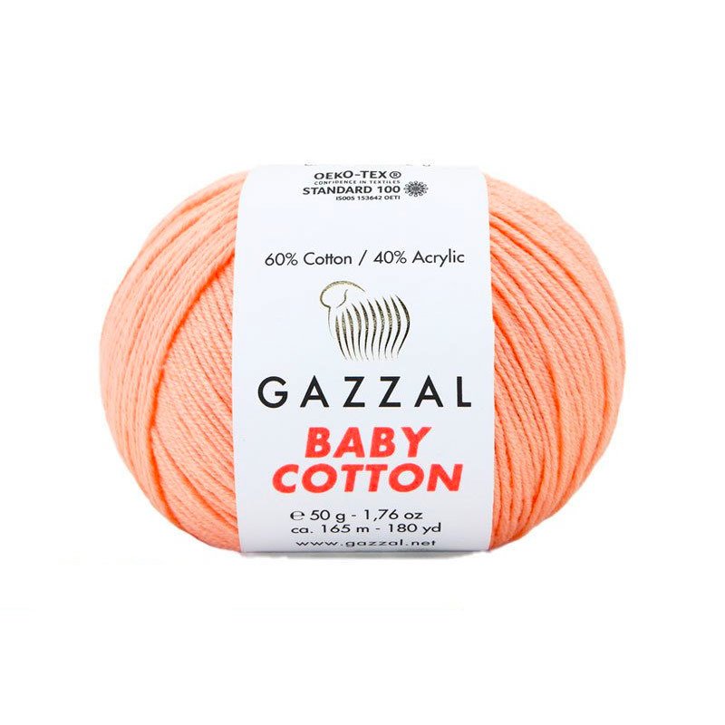Gazzal Baby cotton 3412 персик