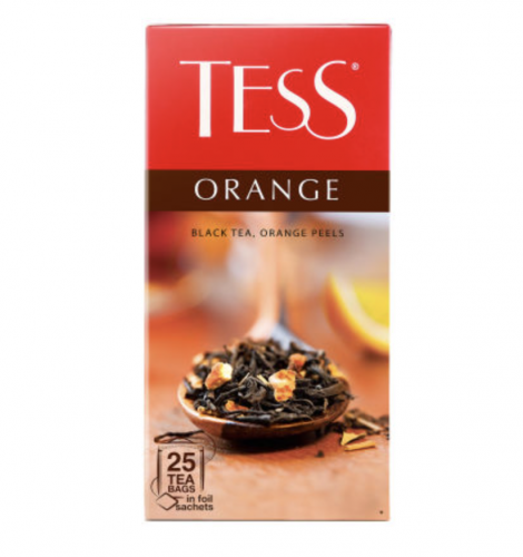 Чай черный Tess Orange с апельсином 25*1.5г
