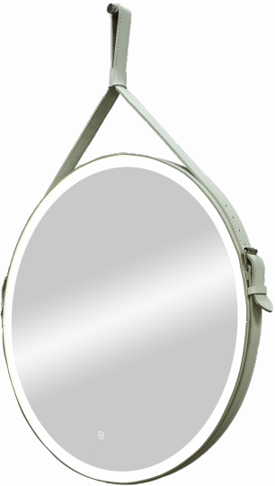 Зеркало с подсветкой на кожаном ремне Art&Max Milan D800 AM-Mil ФОТО