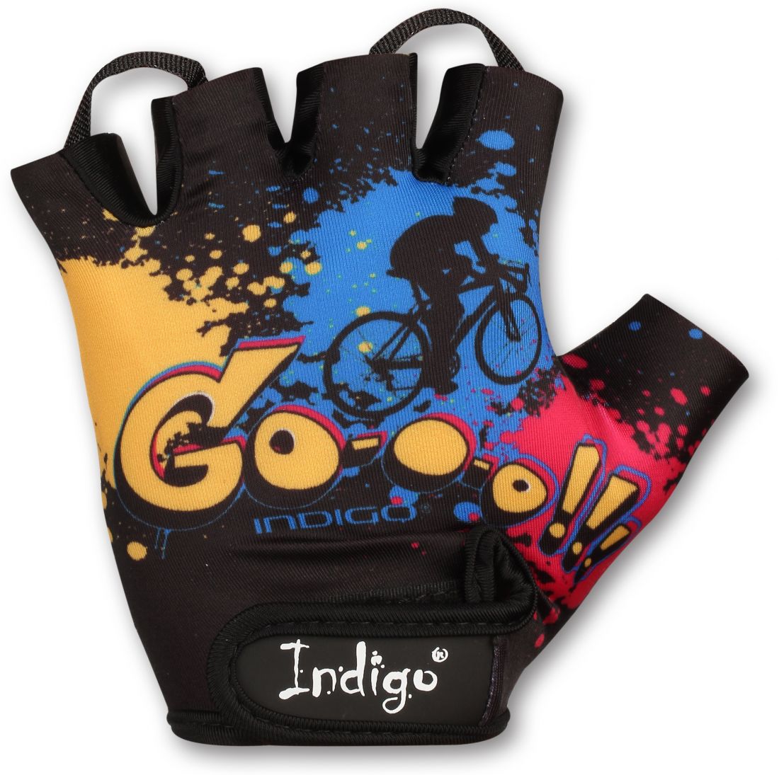 Перчатки велосипедные детские INDIGO GO IN180 Черный