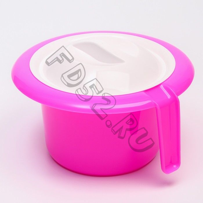 Горшок туалетный детский "Кроха", цвет розовый