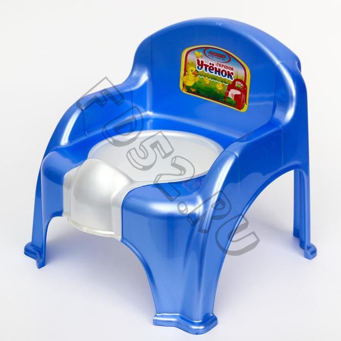 Горшок-стульчик «Утёнок», цвет голубой