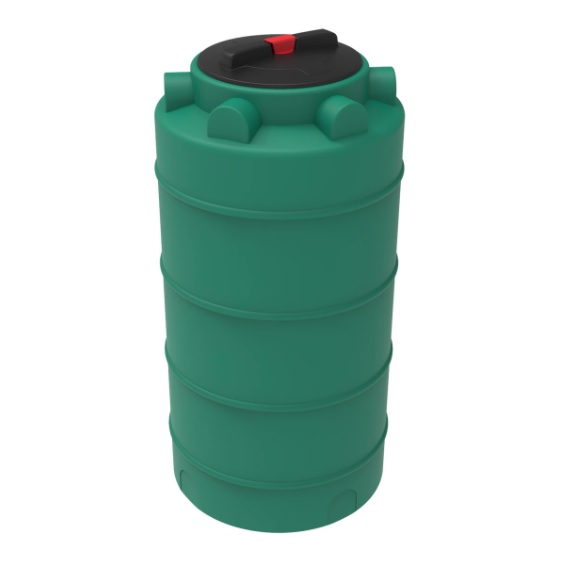 Емкость для воды 200 литров ЭВЛ-Т пластиковая зеленая